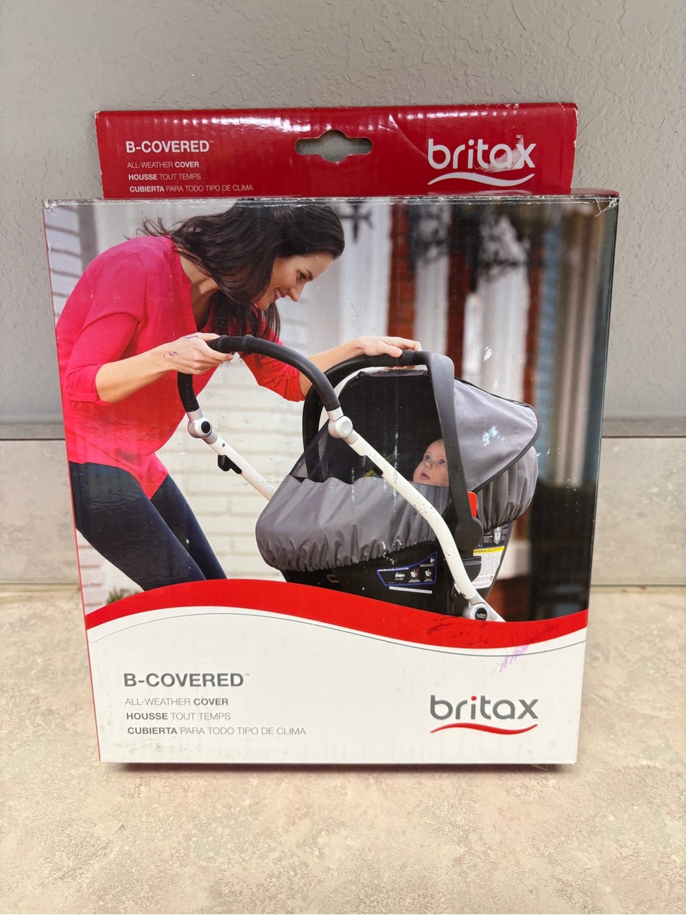 Britax B-Covered All-Weather Infant Car Seat Cover NEW in Box UPF 50+